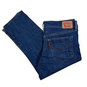 Levi’s 311 Capri Jeans Womens Size 31 Shaping Skinny Blue Stretch